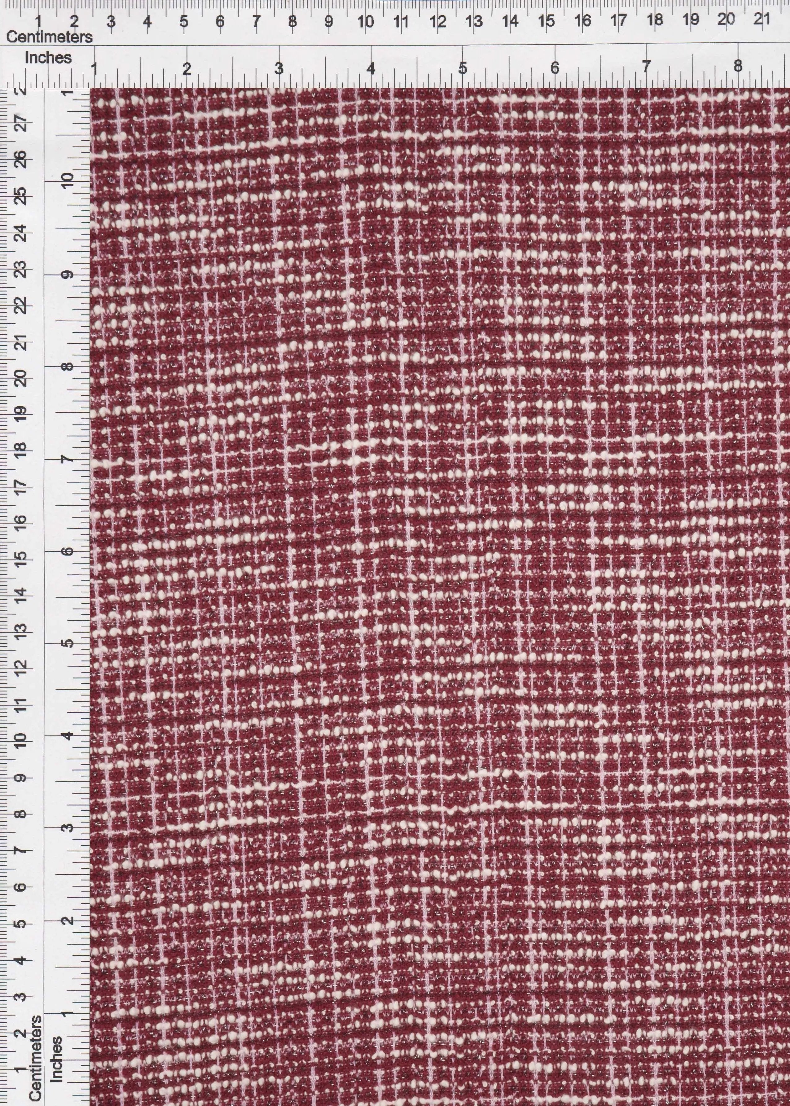 KNT4656 BURGUNDY KNIT