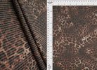 Leopard Digital Print Double Knit Jacquard Fabric   KNT4463-M11533D 