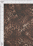 Leopard Digital Print Double Knit Jacquard Fabric   KNT4463-M11533D 