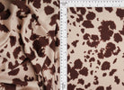 KNT4520-MS11098 TAUPE/BROWN ACTIVEWEAR ANIMAL BIKER SHORTS BLOUSE BODYSUIT BOTTOMS CAMI COW DRESS KNIT PANTS POLYESTER PRINT SKIRTS SPANDEX STRETCH TOPS