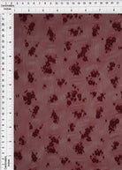 Black Floral Ditsy Flocking Mesh - FLOCK-MS11282 