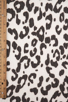 Double Knit Leopard Print Fabric   KNT4463-MS11073 