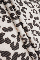 Double Knit Leopard Print Fabric   KNT4463-MS11073 