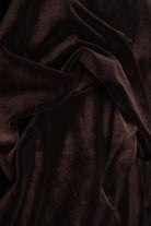 KNT3850 BROWN BOTTOMS CAMI DRESS KNIT NO-PRINT PANTS POLYESTER SKIRTS SOLID SPANDEX STRETCH TOPS TUNICS VELVET