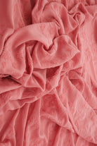 Floral Mesh Flocking Fabric   FLOCK-MS11576 