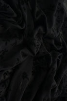 Floral Mesh Flocking Fabric   FLOCK-MS11576 