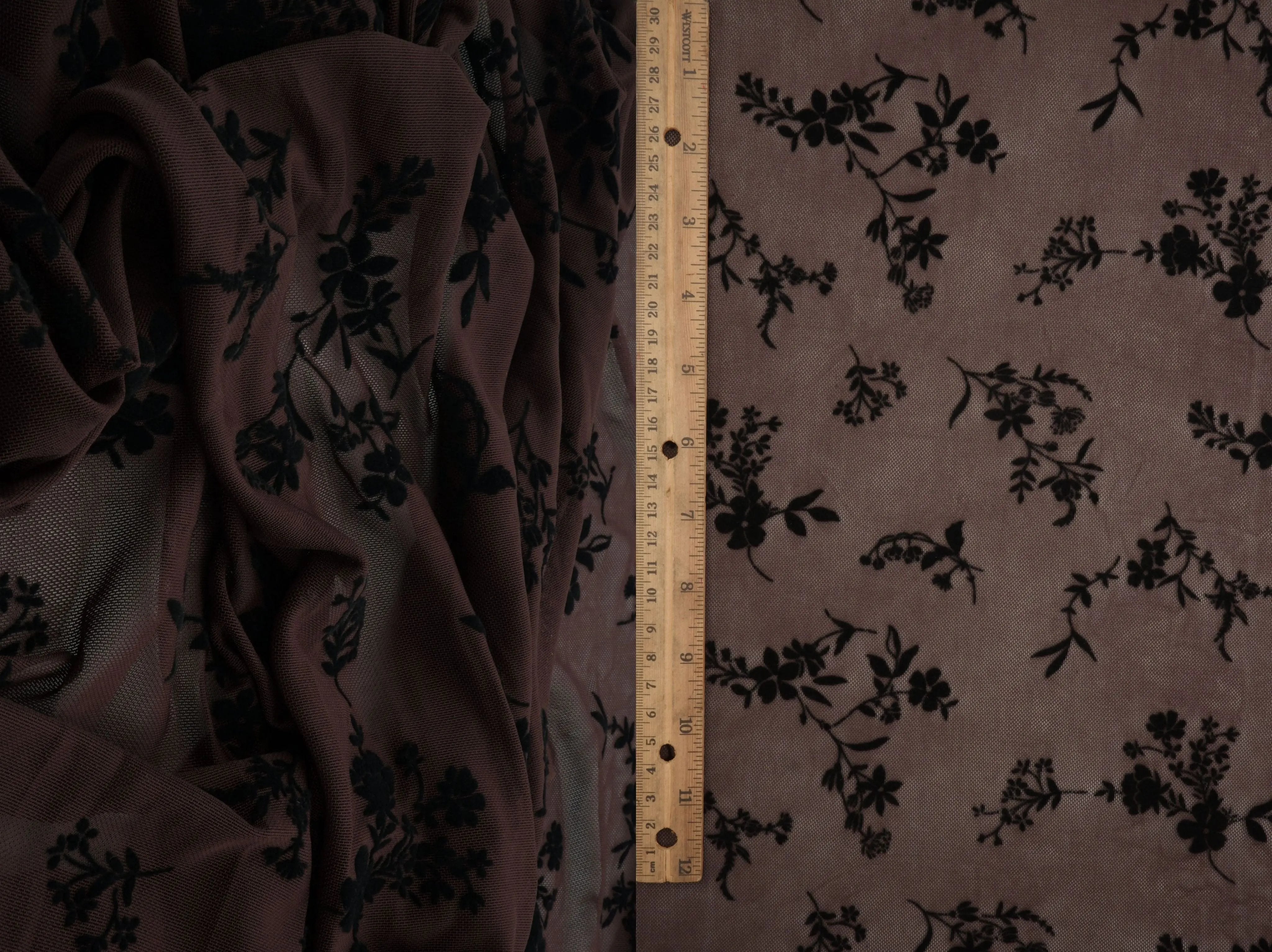 FLOCK-MS11563 BROWN/BLACK MESH