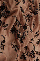 FLOCK-MS11563 MOCHA/BLACK MESH