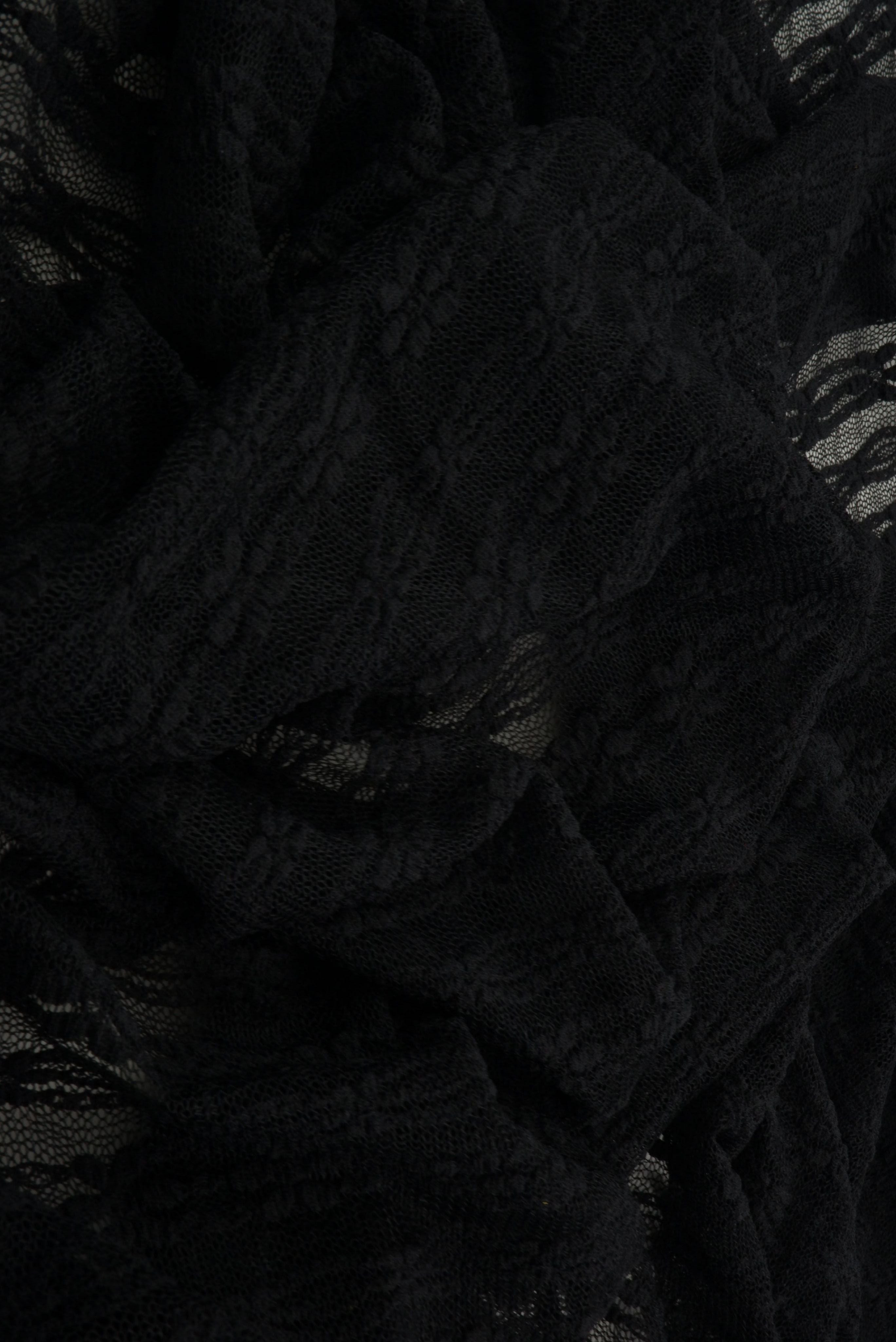 Ditsy Flower Stripe Nylon Spandex Lace LACE4663 