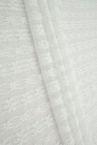 Ditsy Flower Stripe Nylon Spandex Lace LACE4663 