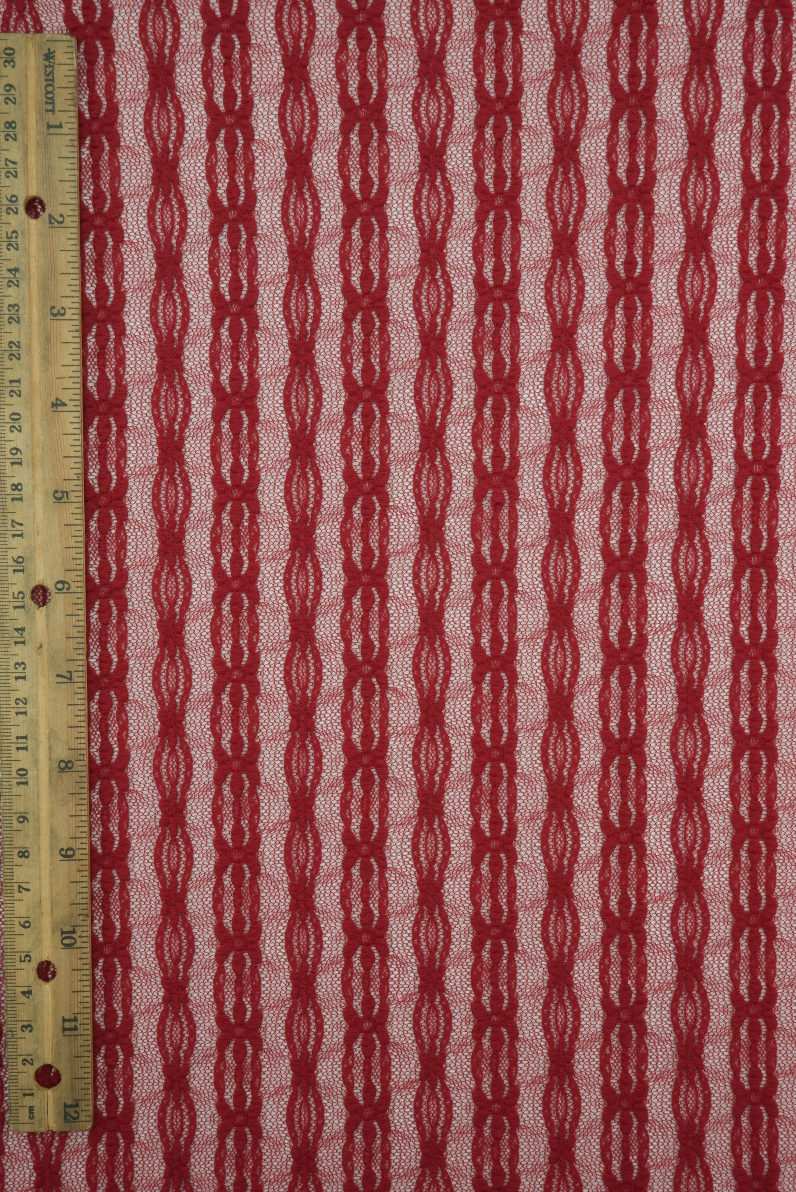 Ditsy Flower Stripe Nylon Spandex Lace LACE4663 