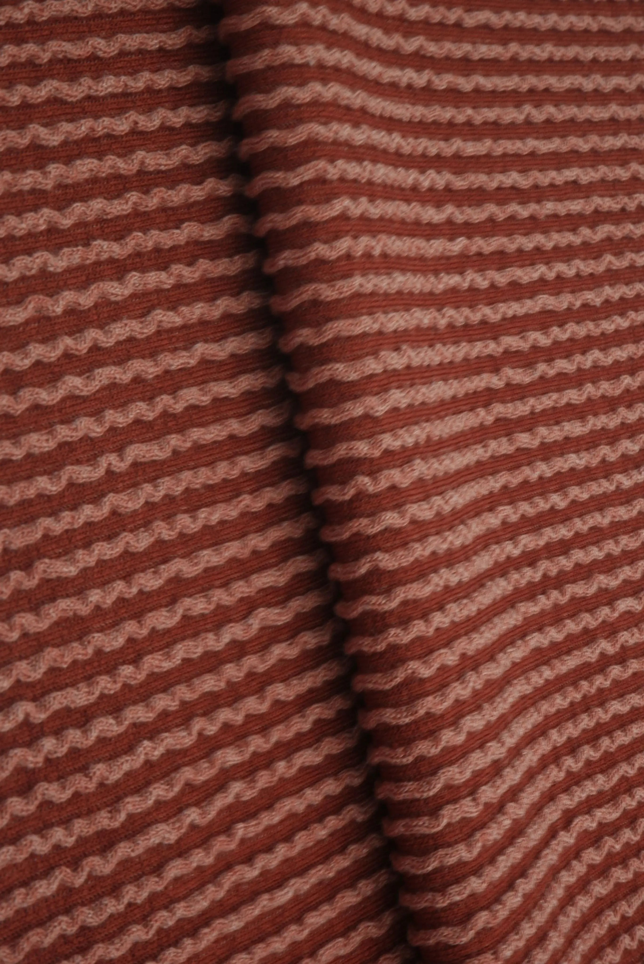 KNT4463 RUST DK BODYSUIT BOTTOMS CAMI DOUBLE KNIT DRESS JACQUARD LOUNGEWEAR NO-PRINT PANTS POLYESTER RAYON RIB SOLID SPANDEX STRETCH SWEATER T-SHIRT URBAN