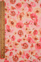 Floral Ripple Jersey Digital Print Fabric   CRP4613-M11606D 