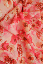 Floral Ripple Jersey Digital Print Fabric   CRP4613-M11606D 