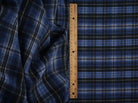 Plaid Ripple Jersey Print Fabric   CRP4613-DU1120 