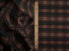 Plaid Ripple Jersey Print Fabric   CRP4613-DU1120 