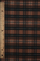 Plaid Ripple Jersey Print Fabric   CRP4613-DU1120 