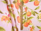 Fruit Orange Crinkle Crepe Print Fabric   CRP4628-MS11603 