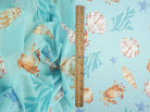 Sea Element Mesh Digital Print Fabric   MESH-MS11609D 