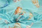 Sea Element Mesh Digital Print Fabric   MESH-MS11609D 