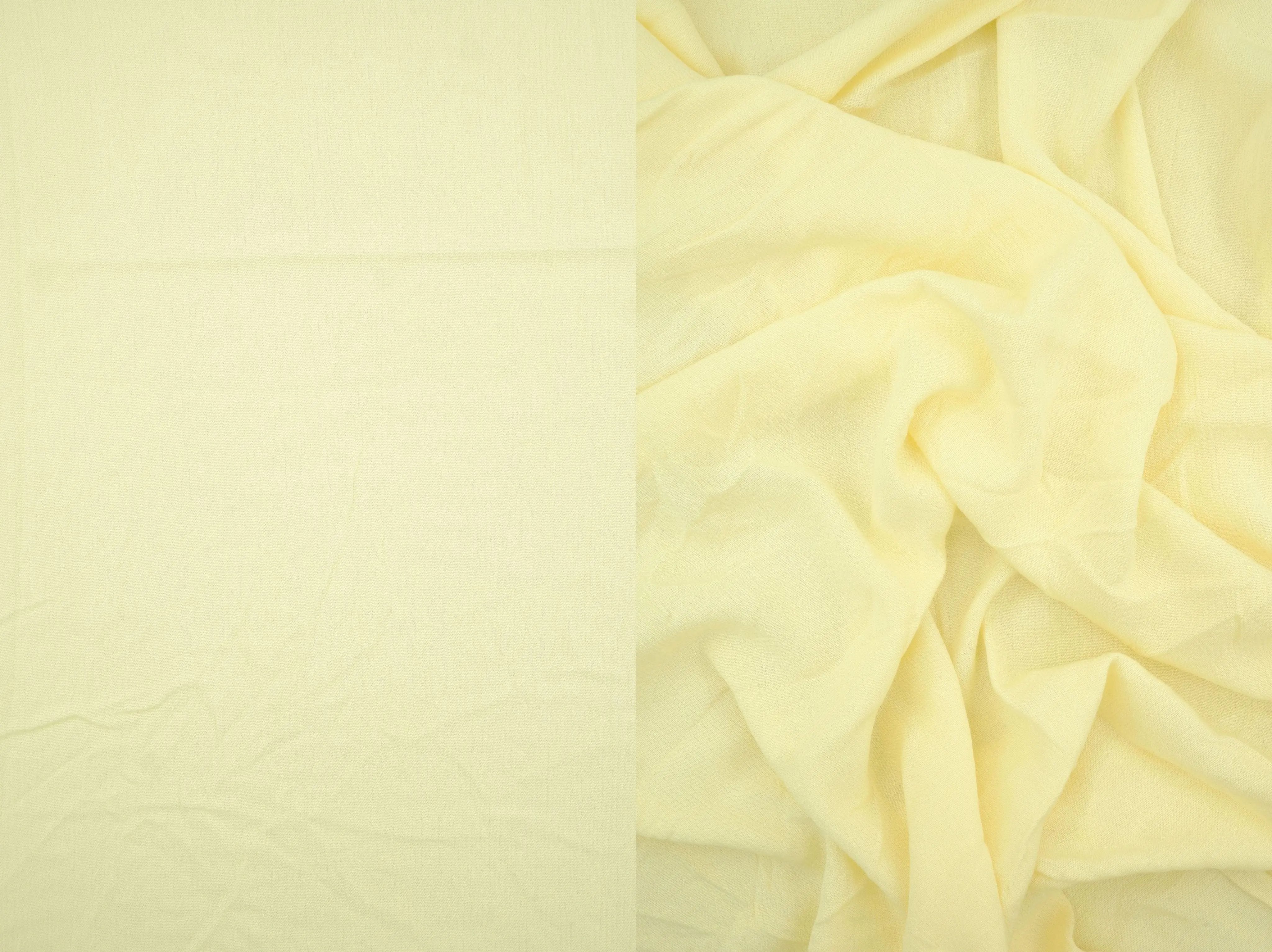 CRP3143 YELLOW LT. BLOUSE BOTTOMS CAMI CREPON DRESS NO-PRINT OUTERWEAR RAYON SKIRTS SOLID T-SHIRT TOPS TUNICS WOVEN