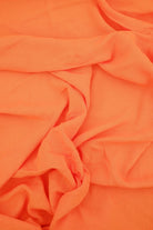 CRP3143 ORANGE BLOUSE BOTTOMS CAMI CREPON DRESS NO-PRINT OUTERWEAR RAYON SKIRTS SOLID T-SHIRT TOPS TUNICS WOVEN