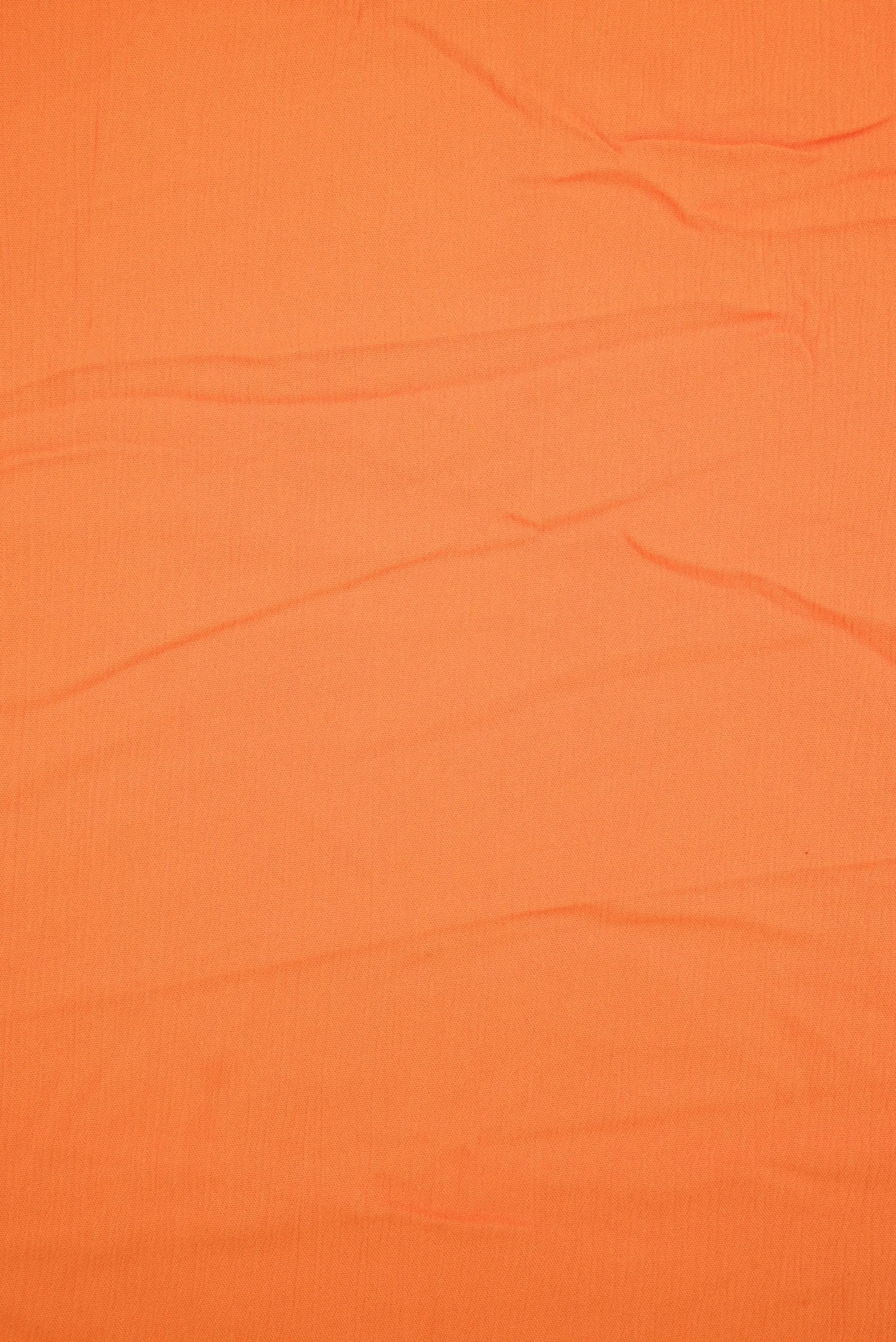 CRP3143 ORANGE BLOUSE BOTTOMS CAMI CREPON DRESS NO-PRINT OUTERWEAR RAYON SKIRTS SOLID T-SHIRT TOPS TUNICS WOVEN