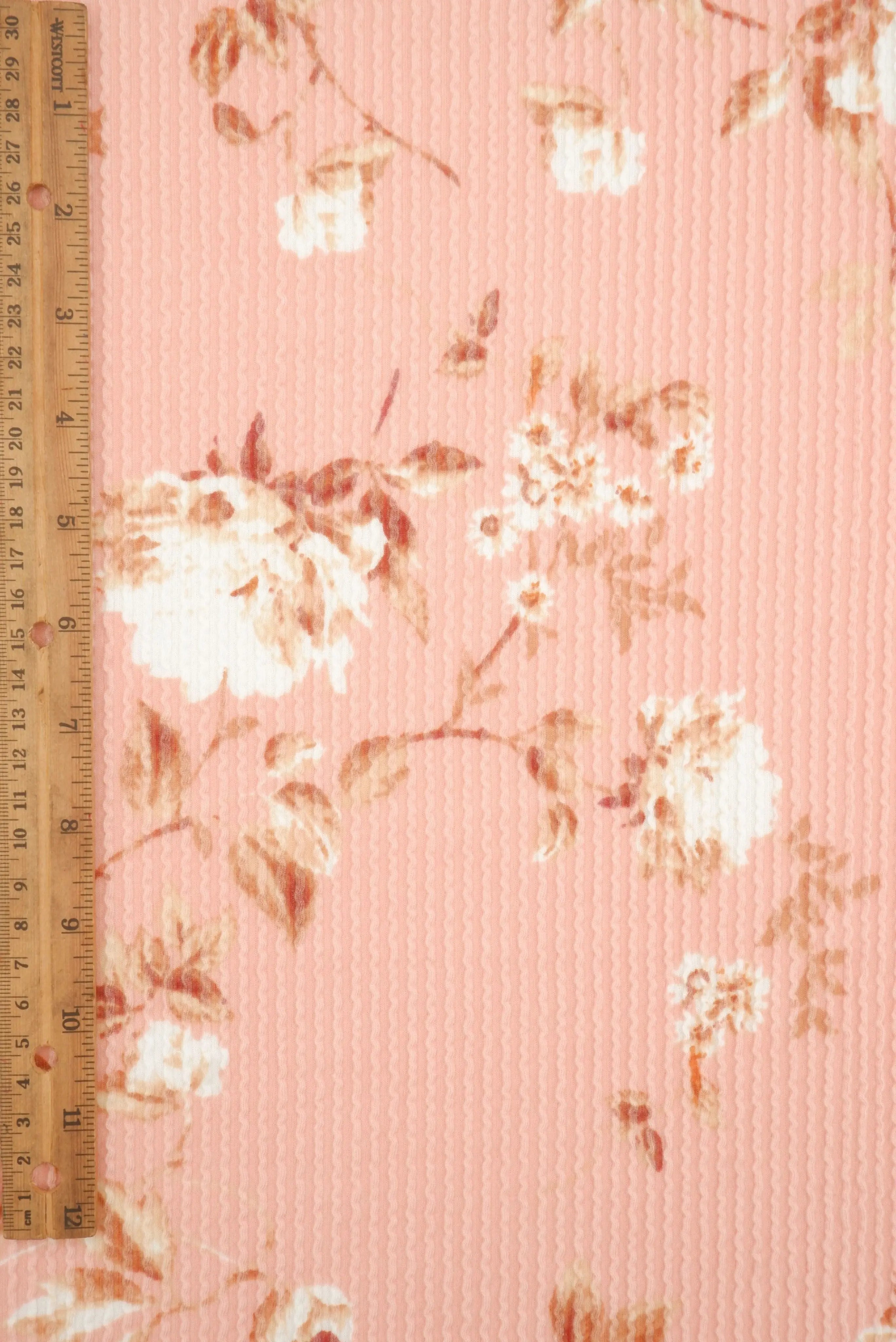 KNT4463-MS11153 CORAL ACTIVEWEAR BOTTOMS DOUBLE KNIT DRESS FLOWER JACQUARD PANTS POLYESTER RAYON RIB SKIRTS SOLID SPANDEX STRETCH URBAN