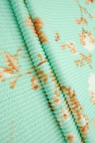 KNT4463-MS11153 MINT ACTIVEWEAR BOTTOMS DOUBLE KNIT DRESS FLOWER JACQUARD PANTS POLYESTER RAYON RIB SKIRTS SOLID SPANDEX STRETCH URBAN