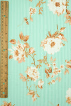 KNT4463-MS11153 MINT ACTIVEWEAR BOTTOMS DOUBLE KNIT DRESS FLOWER JACQUARD PANTS POLYESTER RAYON RIB SKIRTS SOLID SPANDEX STRETCH URBAN