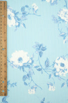 KNT4463-MS11153 SKY BLUE ACTIVEWEAR BOTTOMS DOUBLE KNIT DRESS FLOWER JACQUARD PANTS POLYESTER RAYON RIB SKIRTS SOLID SPANDEX STRETCH URBAN