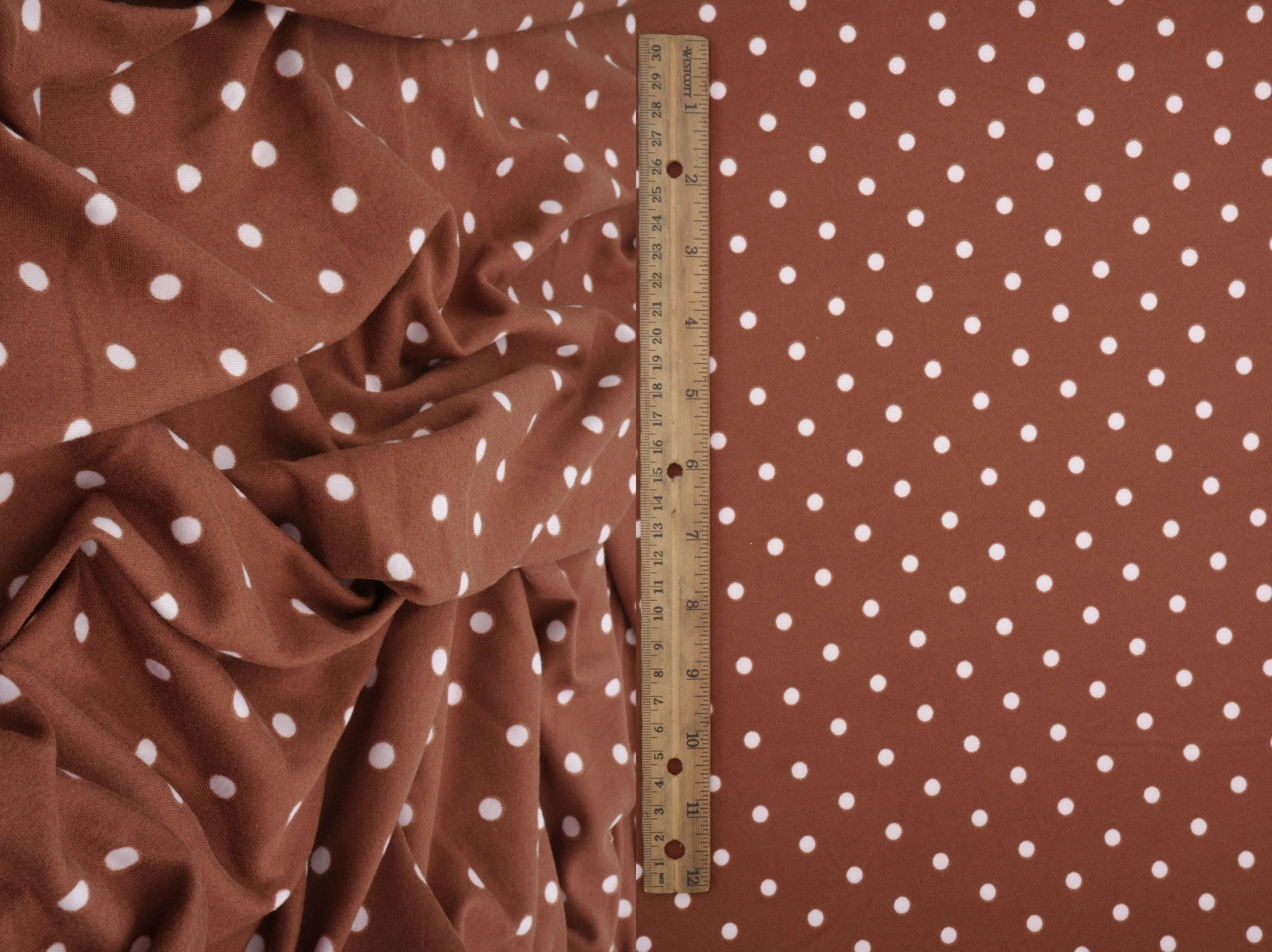 KNT4520-MS11654 CHOCO/PINK BOTTOMS DRESS DTY BRUSHED KNIT POLYESTER SPANDEX T-SHIRT TOPS