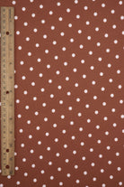 KNT4520-MS11654 CHOCO/PINK BOTTOMS DRESS DTY BRUSHED KNIT POLYESTER SPANDEX T-SHIRT TOPS