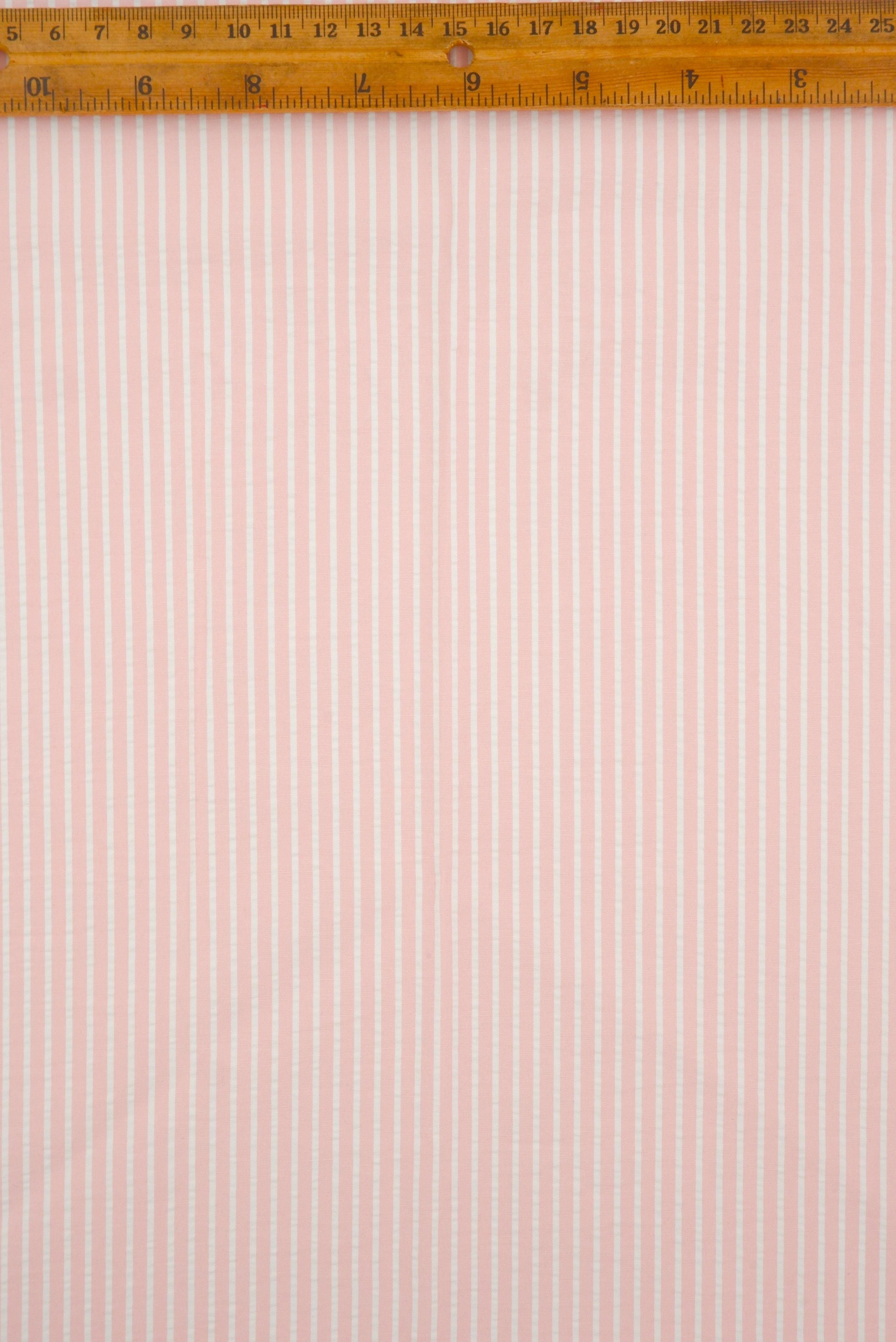Seersucker Stripe Polyester Rayon Woven Fabric - POP4621 