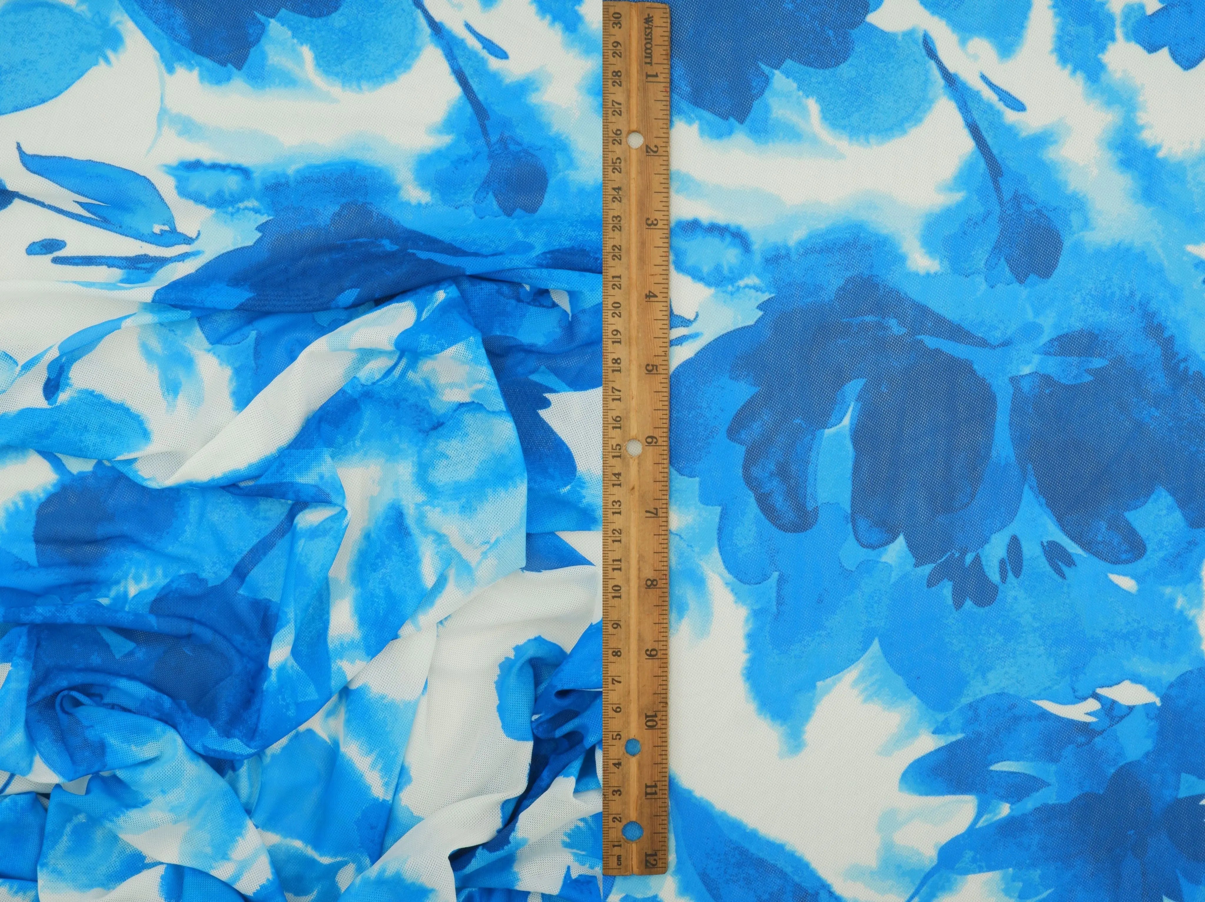 DMESH-MS11589 TEAL BLUE MESH