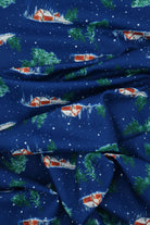 DPOP7704-M11735 NAVY WOVEN