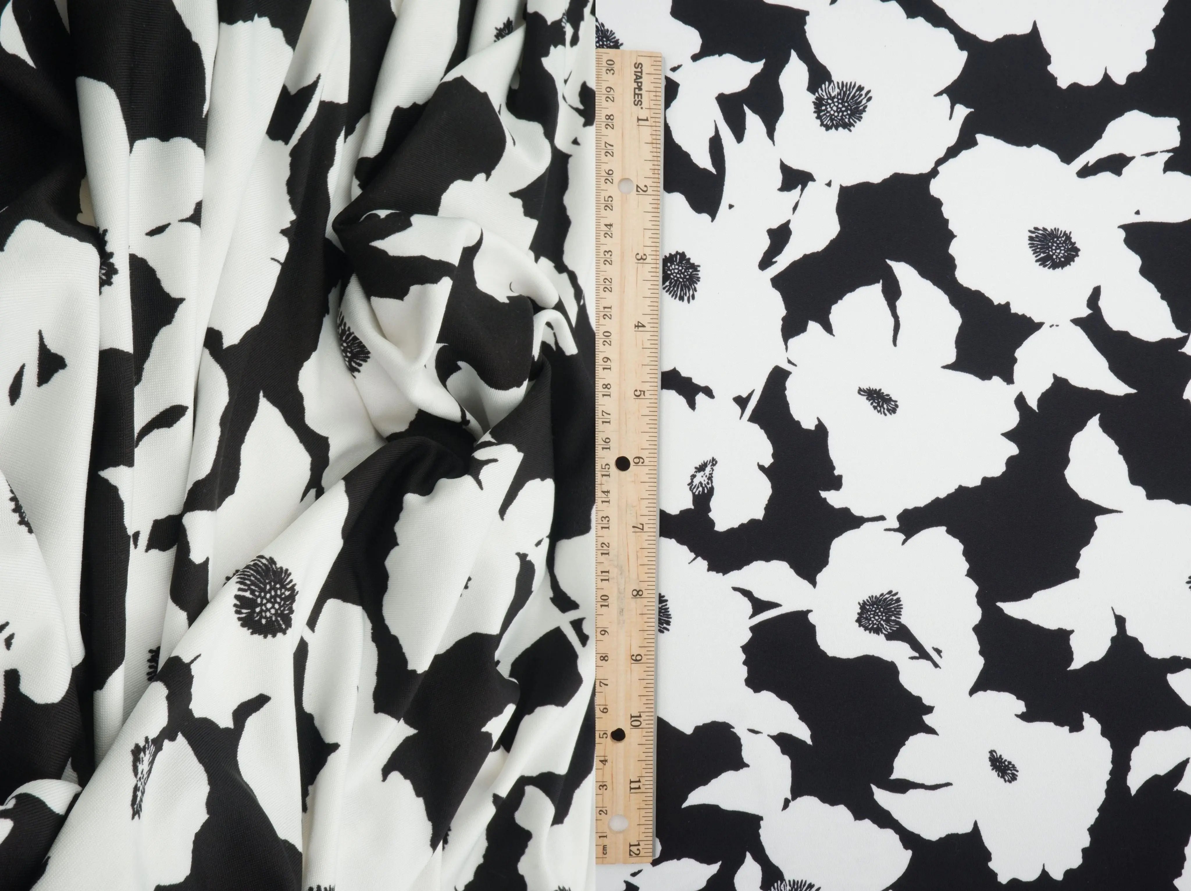 Floral DTY Polyester Spandex Knit KNT4498-MS11693 