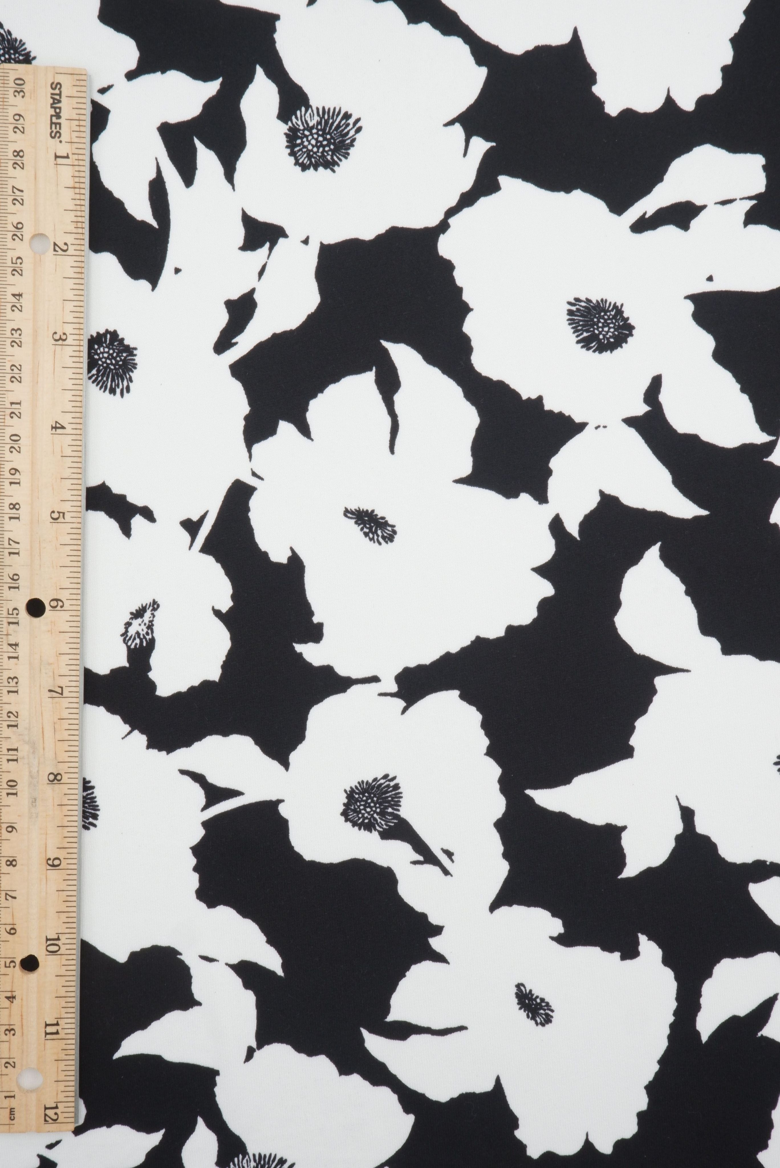 Floral DTY Polyester Spandex Knit KNT4498-MS11693 