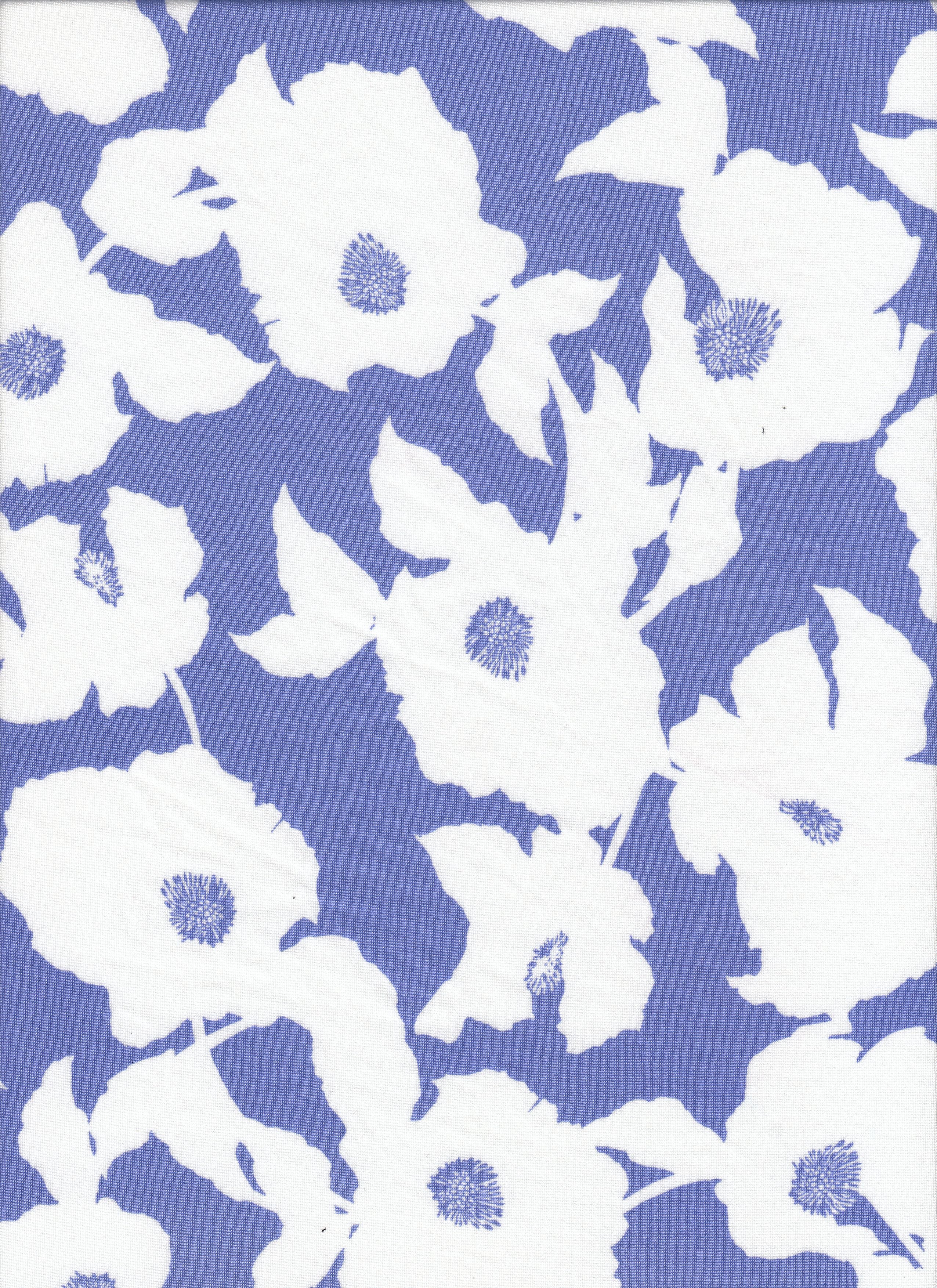 Floral DTY Polyester Spandex Knit KNT4498-MS11693 