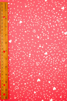 DKNT4520-M11758 RED ACTIVEWEAR BIKER SHORTS BLOUSE BODYSUIT BOTTOMS CAMI DIGITAL PRINT DRESS DTY BRUSHED HEART IVORY KNIT PANTS PEACH POLYESTER RED SKIRTS SPANDEX T-SHIRT TOPS