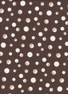KNT4498-MS11801 BROWN BLOUSE BOTTOMS CAMI DOT DRESS DTY KNIT PANTS POLYESTER PRINT SKIRTS SPANDEX TOPS