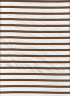 KNT4586 IVORY/BROWN BLOUSE BOTTOMS CAMI DRESS FLEECE KNIT LOUNGEWEAR POLYESTER RIBBED 2X2 SKIRTS SPANDEX STRETCH STRIPE SWEATSHIRT TOPS TUNICS
