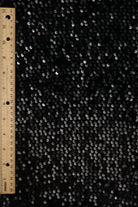 SEQ-2324 BLACK KNIT SEQUINS