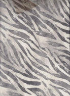 MESH-MS11902 GREY ASH ANIMAL BLOUSE BOTTOMS CAMI DIGITAL PRINT DRESS MESH POLYESTER SKIRTS SPANDEX T-SHIRT TOPS ZEBRA