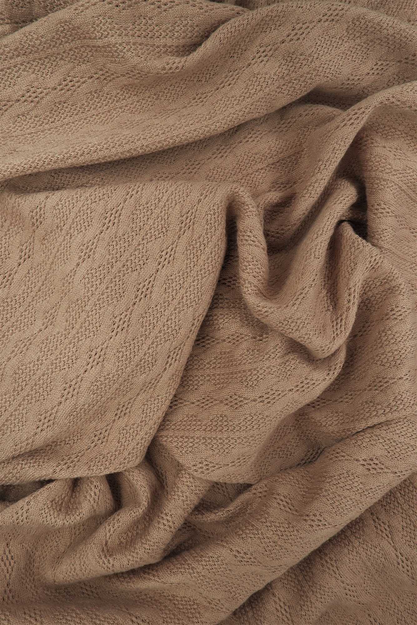 KNT4422 MOCHA BOTTOMS CAMI DRESS JACQUARD KNIT NO-PRINT OUTERWEAR POLYESTER SOLID SPANDEX STRETCH SWEATER TUNICS