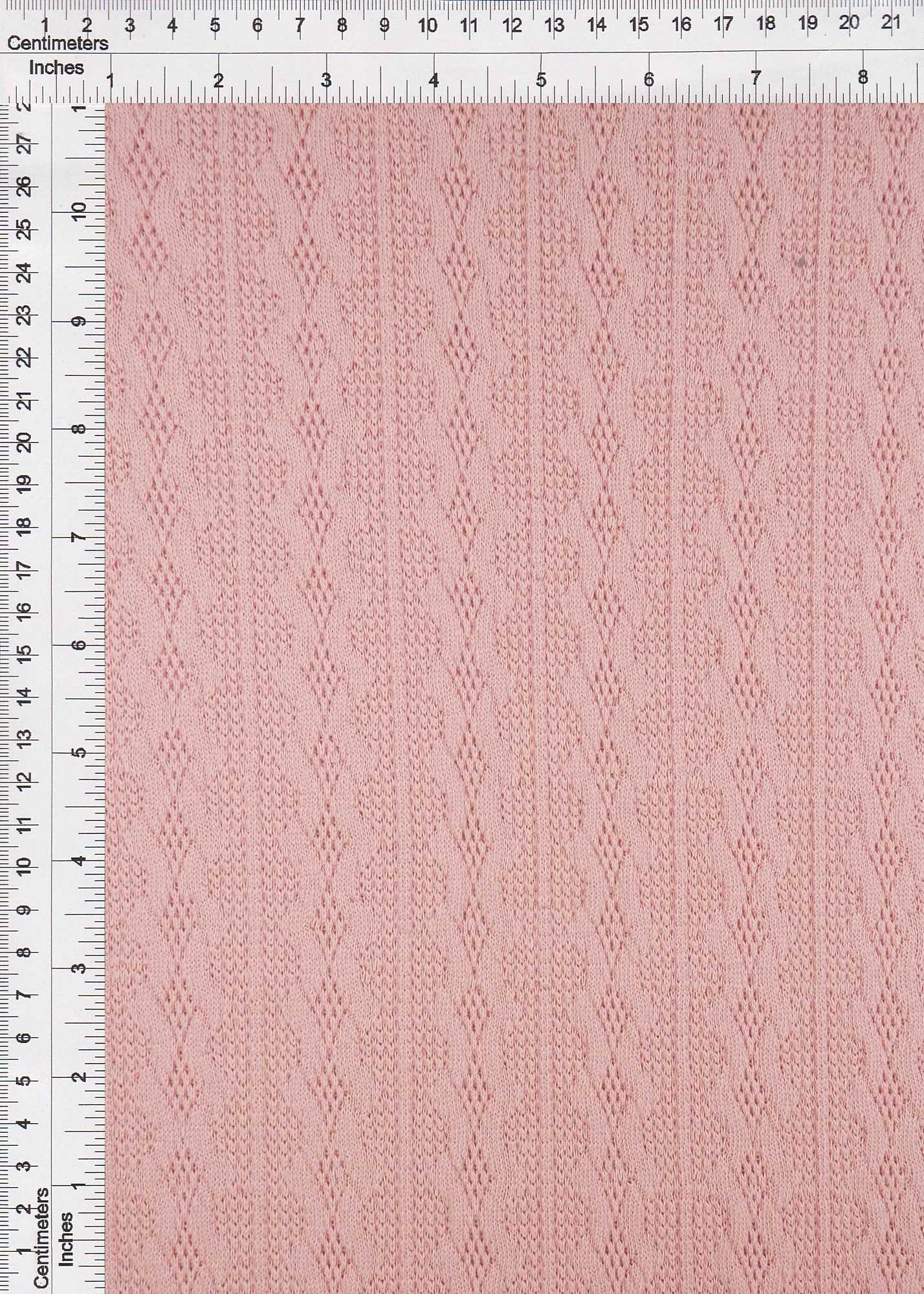 KNT4422 ROSE LT BOTTOMS CAMI DRESS JACQUARD KNIT NO-PRINT OUTERWEAR PINK POLYESTER SOLID SPANDEX STRETCH SWEATER TUNICS