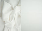 CRP3197 IVORY BLOUSE BODYSUIT BOTTOMS CAMI CREPE DRESS LENOX NO-PRINT PANTS POLYESTER SKIRTS SOLID SPANDEX TOPS WOVEN