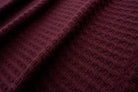 KNT3634 BURGUNDY KNIT POLYESTER RAYON RED SOLID SPANDEX