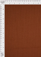 KNT3634 RUST BROWN KNIT POLYESTER RAYON RED SOLID SPANDEX STRETCH