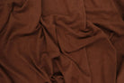 KNT3732 BROWN TRUFFLE BODYSUIT CAMI DRESS JERSEY KNIT LOUNGEWEAR NO-PRINT RAYON RED SOLID SPANDEX STRETCH T-SHIRT TOPS VORTEX WASHED